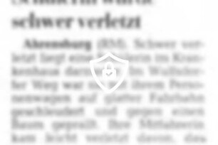 Schülerin wurde schwer verletzt