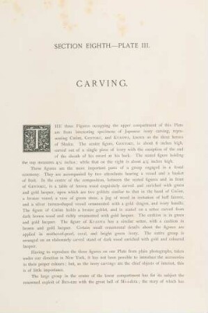 Plate III. Carving