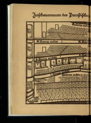 Zuschauerraum des Preußischen Staatstheaters zu Kassel