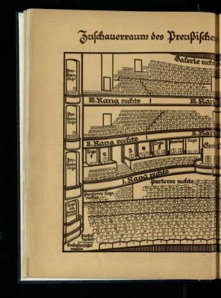Zuschauerraum des Preußischen Staatstheaters zu Kassel