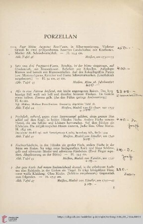 Porzellan (Nr. 1-21)