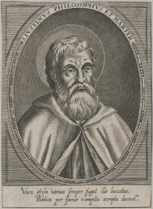 Bildnis von Sanctus Iustinus