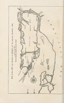 Map of the port and island of Bombay with the adjacent islands, 1724