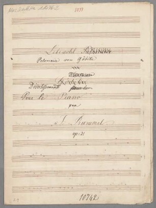 Divertimentos; E|b; pf; op. 31 - BSB Mus.Schott.Ha 11476-2