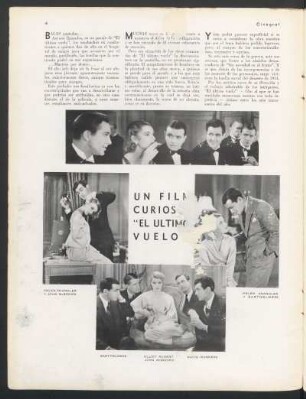 Un film curioso: "El último vuelo"