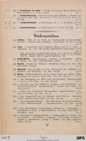 Städteansichten (Nr. 793-887)