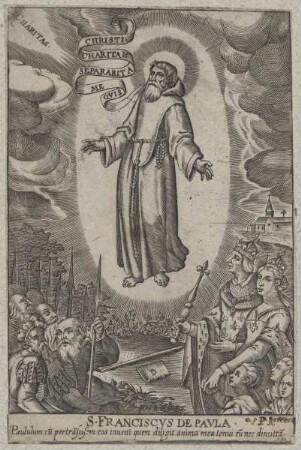 Bildnis des S. Franciscvs de Pavla