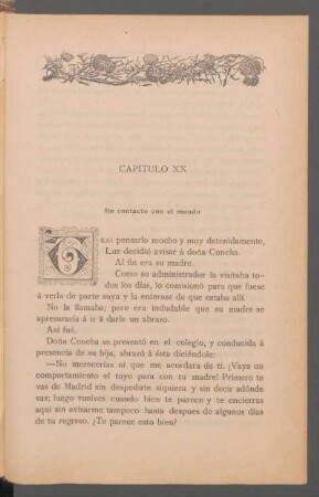 Capítulo XX - En contacto con el mundo