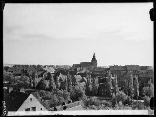 Havelberg vom Domberg, abends