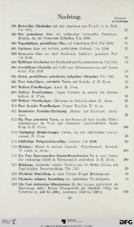 Nachtrag (Nr. 598-627)
