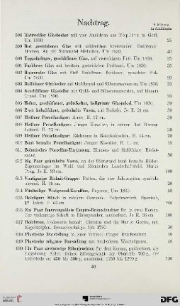 Nachtrag (Nr. 598-627)