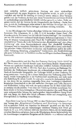 Loose, Hans-Dieter :: Ritzebüttel/Cuxhaven und Hamburg im Spannungsfeld europäischer Politik, von Napoleon bis Bismarck : Cuxhaven, ca. 1983