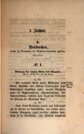 Handbuch des österreichischen Straf-Rechtes. 1,1, Besonderer Theil