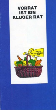 Vorrat ist ein kluger Rat Informationsbroschüre