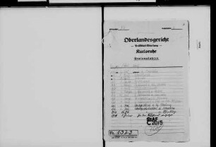 Nebel, Adolf Dr.; Landgerichtsdirektor; geb. 13.7.1884 in Mannheim