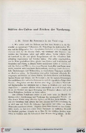 Stätten des Cultus und Zeichen der Verehrung