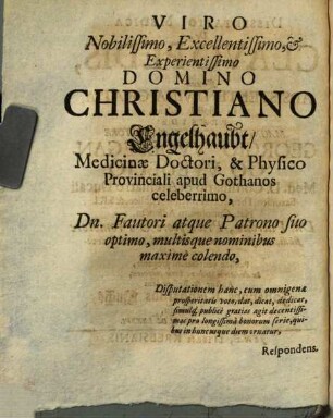 Dissertatio Medica De Clavo Pedis