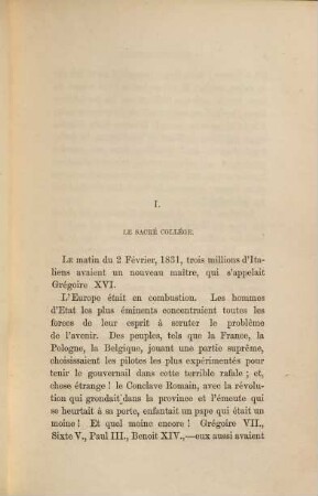 Préliminaires de la question romaine de M. Ed. About