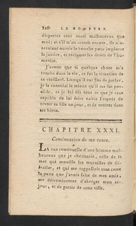 Chapitre XXXI. Continuation de ma route