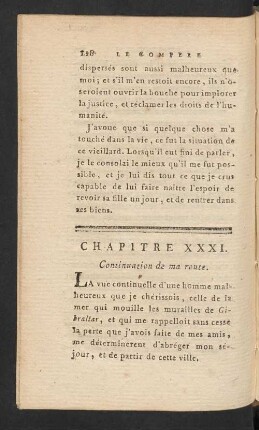 Chapitre XXXI. Continuation de ma route