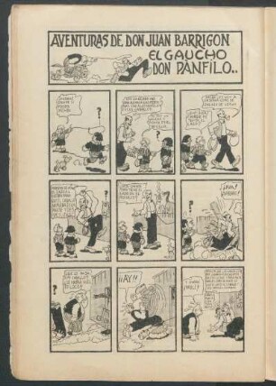 Aventuras de don Juan Barrigón : El gaucho don Pánfilo
