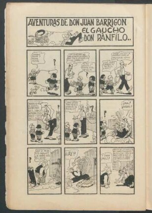 Aventuras de don Juan Barrigón : El gaucho don Pánfilo