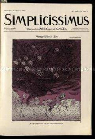 Satirische Wochenzeitschrift Simplicissimus. 20. Jahrgang 1915/16