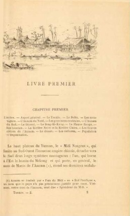 Chapitre premier. Limites. - Aspect général. - ...