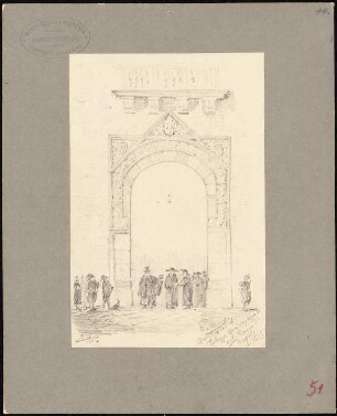 Palazzo Arcivescoala, Palermo: Hauptportal