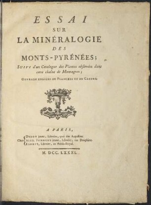 Essai Sur La Minéralogie Des Monts-Pyrénées