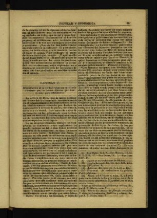 Capitulo V. Demostracion de la verdad religiosa en el cristianismo por los echos divinos que han servido para establecerlo.