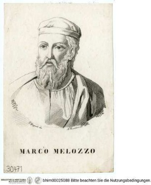 Portrait des Melozzo da Forlì - Melozzo, Marco, Porträt