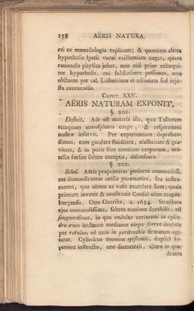 Caput XXV. Aeris Naturam Exponit