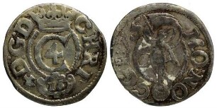 1/16 Taler (Düttchen), Schleswig-Holstein, Königliche Linie, Christian IV. (1588 - 1648)