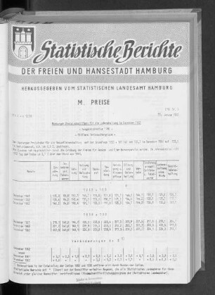 Hamburger Preisindexziffern für die Lebenshaltung im Dezember 1962 : Lfd. Nr. 3