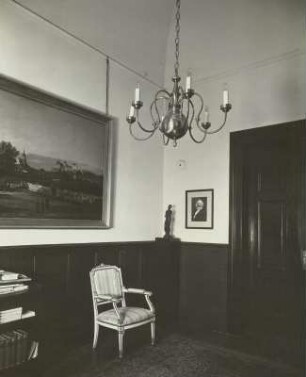 Dresden, Ständehaus am Schloßplatz. Landesamt für Volkskunde und Denkmalpflege (heute Landesamt für Denkmalpflege in Sachsen). Zimmer des Amtsleiters