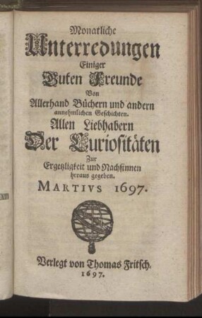 Martius 1697.
