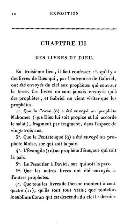 Chapitre III. Des livres de Dieu.