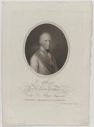 Bildnis des Albert, Duc de Saxe Teschen