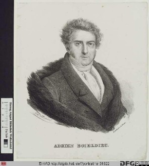Bildnis (François) Adrien Boieldieu