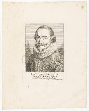 Bildnis des Gasparus Huldricus