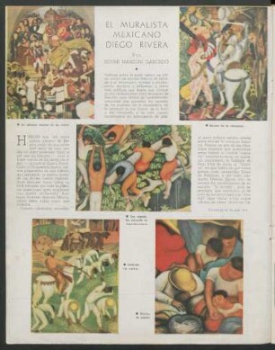 El muralista mexicano Diego Rivera