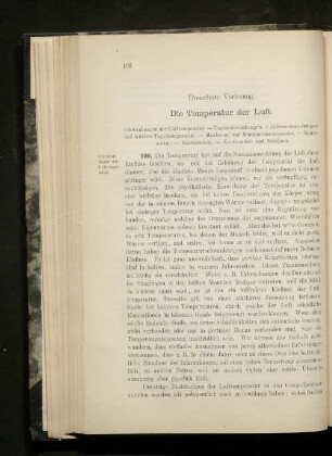 Dreizehnte Vorlesung. Die Temperatur der Luft