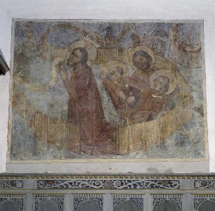 Zyklus mit Szenen aus der Passionsgeschichte — Wandbild mit der Darstellung Christi am Ölberg