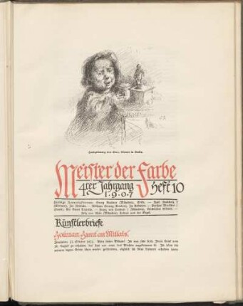 Künstlerbriefe