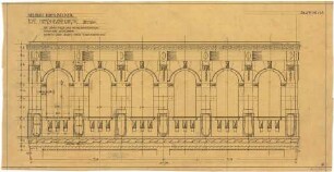 Billing, Hermann; Karlsruhe, Hirschstr. 101 a / Vorholzstr.; Haus Kohlbecker - Fassade (Ansicht 3. OG)