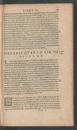 Decadis Quartae Lib. VII. Epitome.