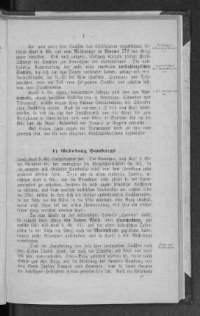 1) Gründung Hamburgs