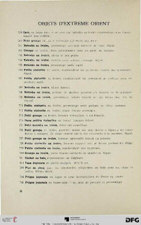 Objets d’Extreme Orient (Nr. 759-799)
