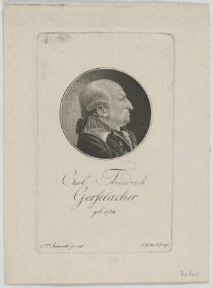 Bildnis des Carl Friedrich Gerstlacher